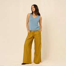 Amaia Trousers | Linen | Olive