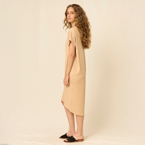 Vestido Julia | Algodón Orgánico | Beige