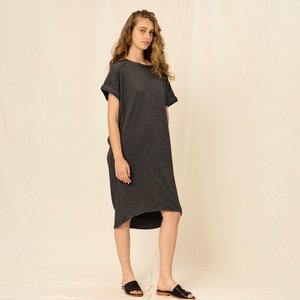 Julia dress | Organic Cotton | Grey 