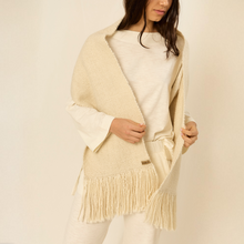 Bufanda Lea | Mohair & Merino | Natural