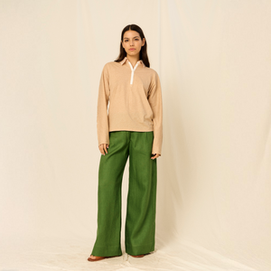 Amaia Trousers | Linen | Green