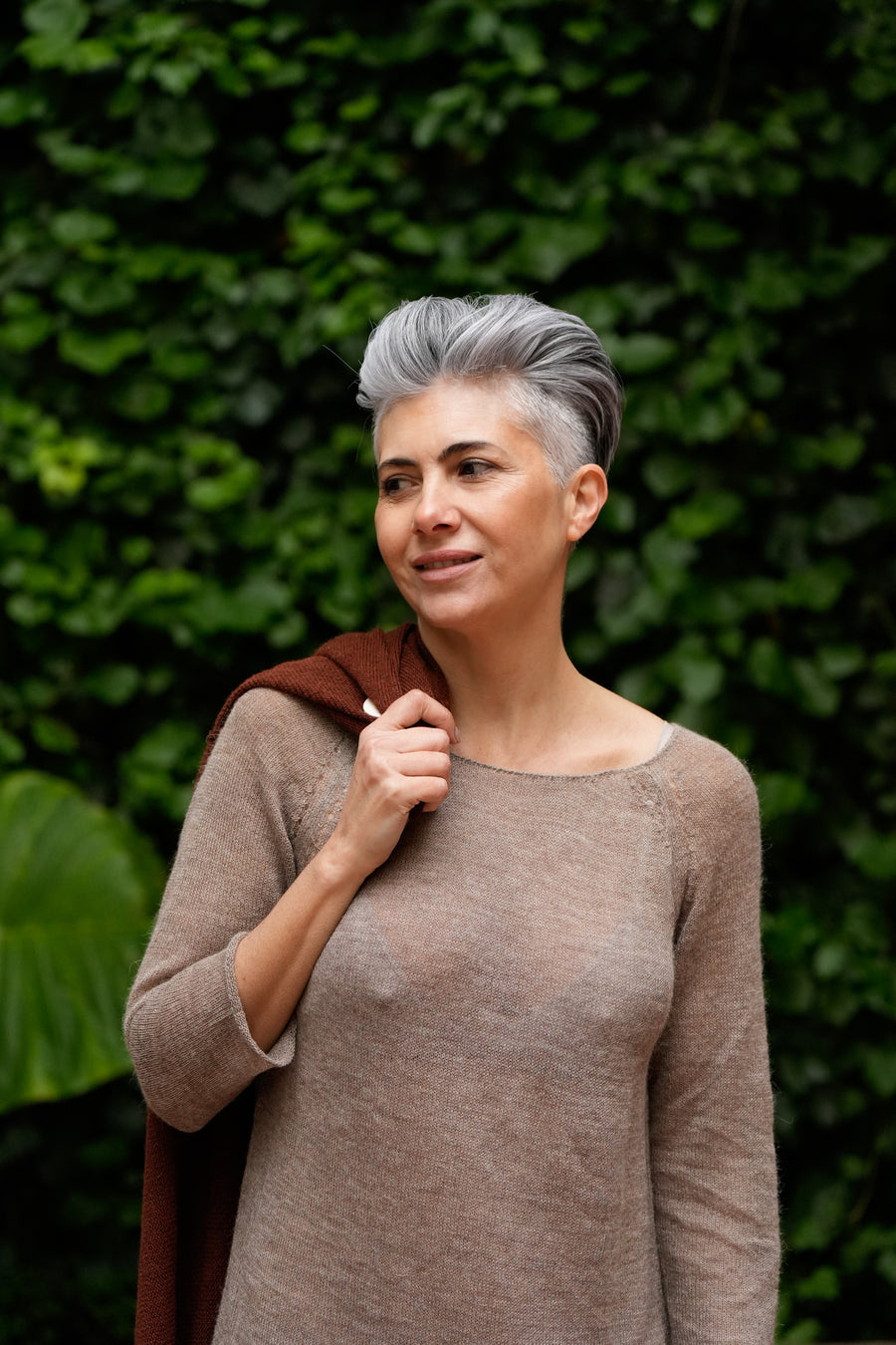 Vestido Fress Taupe | 100% Baby Alpaca