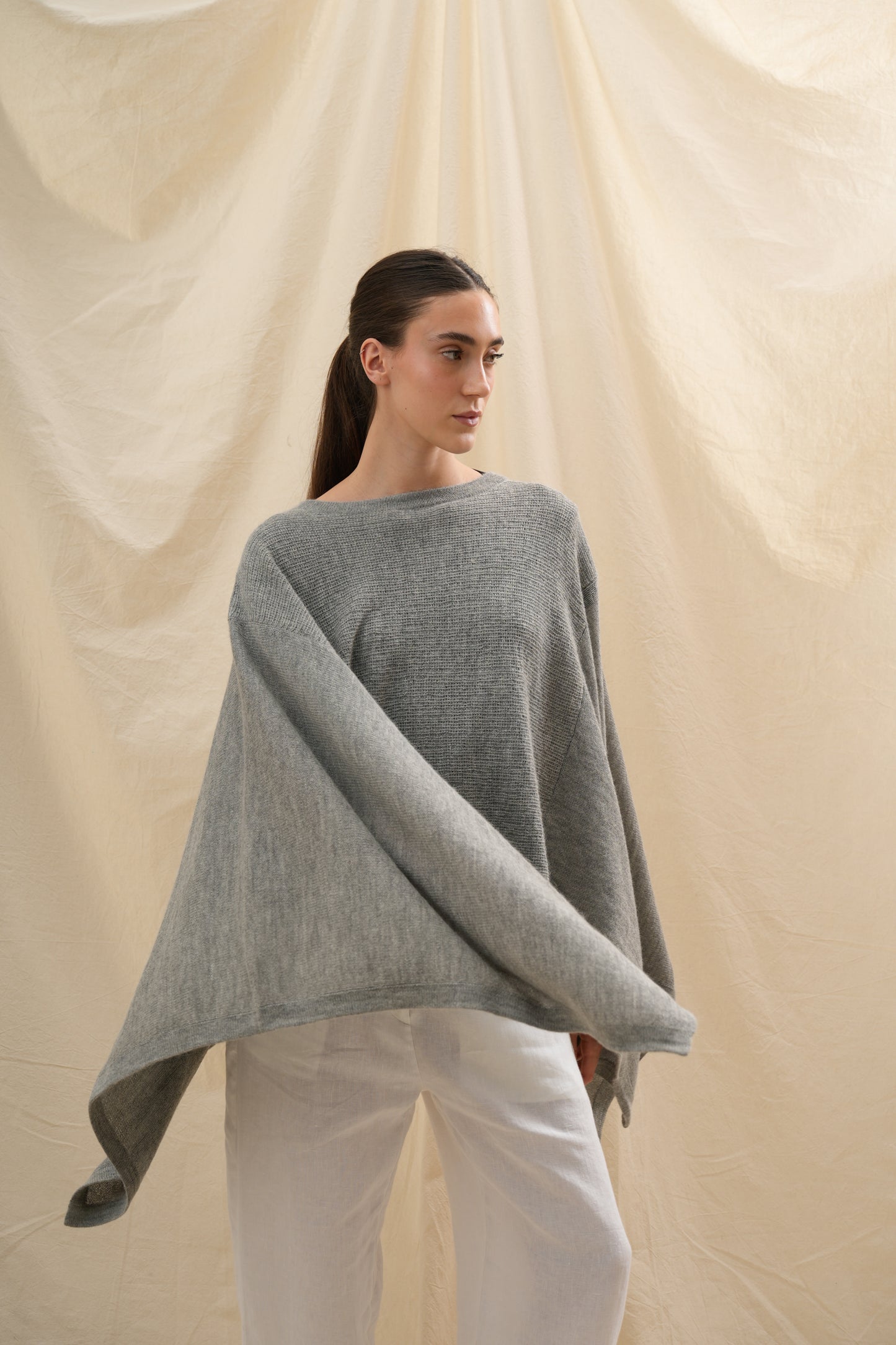 Poncho Fuerte Classic| 100% Baby Alpaca