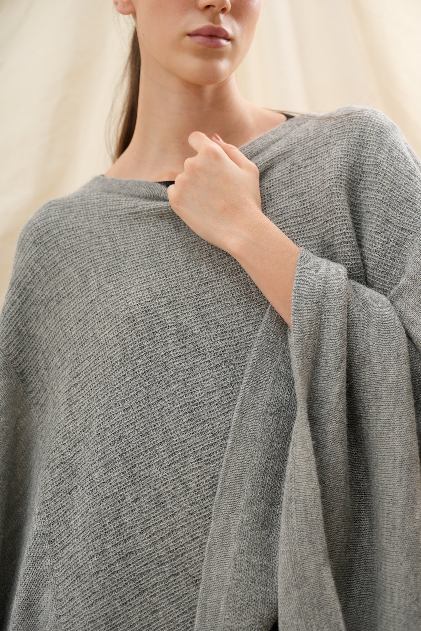 Poncho Fuerte Classic| 100% Baby Alpaca