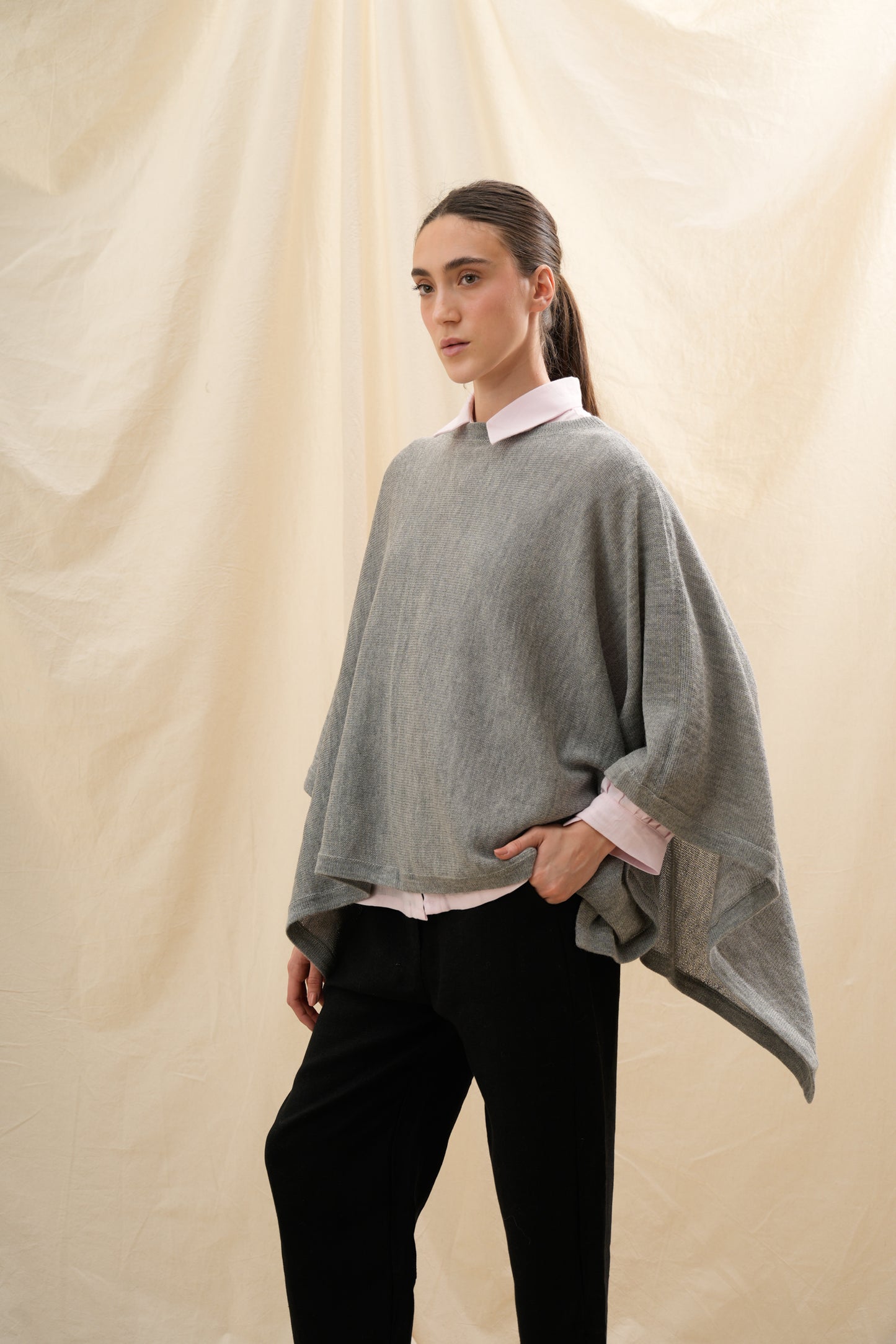 Poncho Fuerte| 100% Baby Alpaca