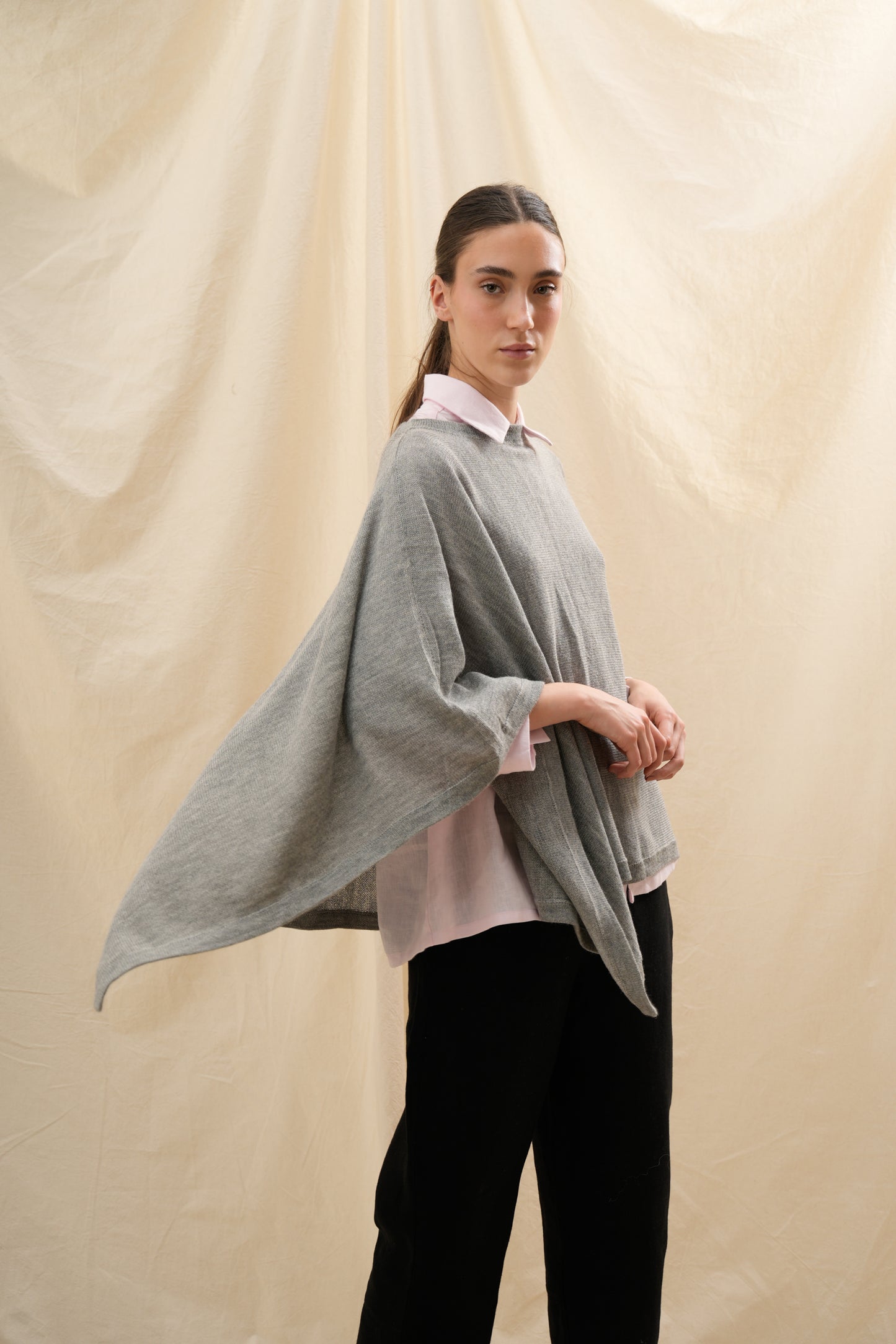 Poncho Fuerte| 100% Baby Alpaca