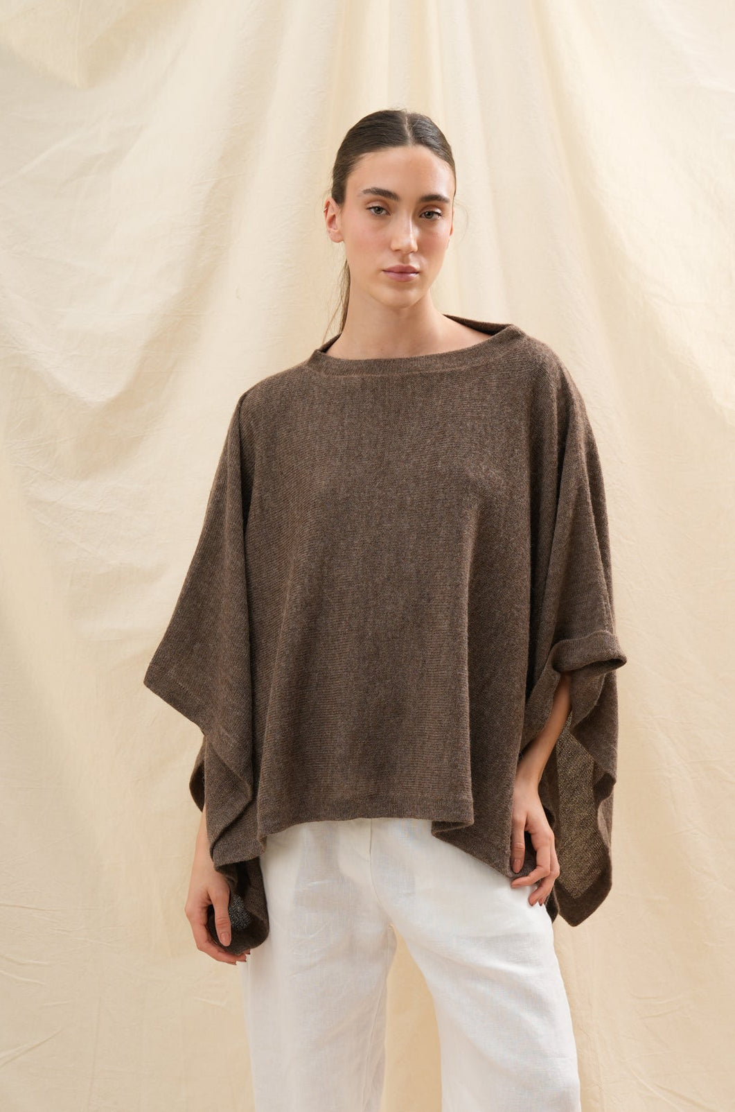 Poncho Fuerte| 100% Baby Alpaca