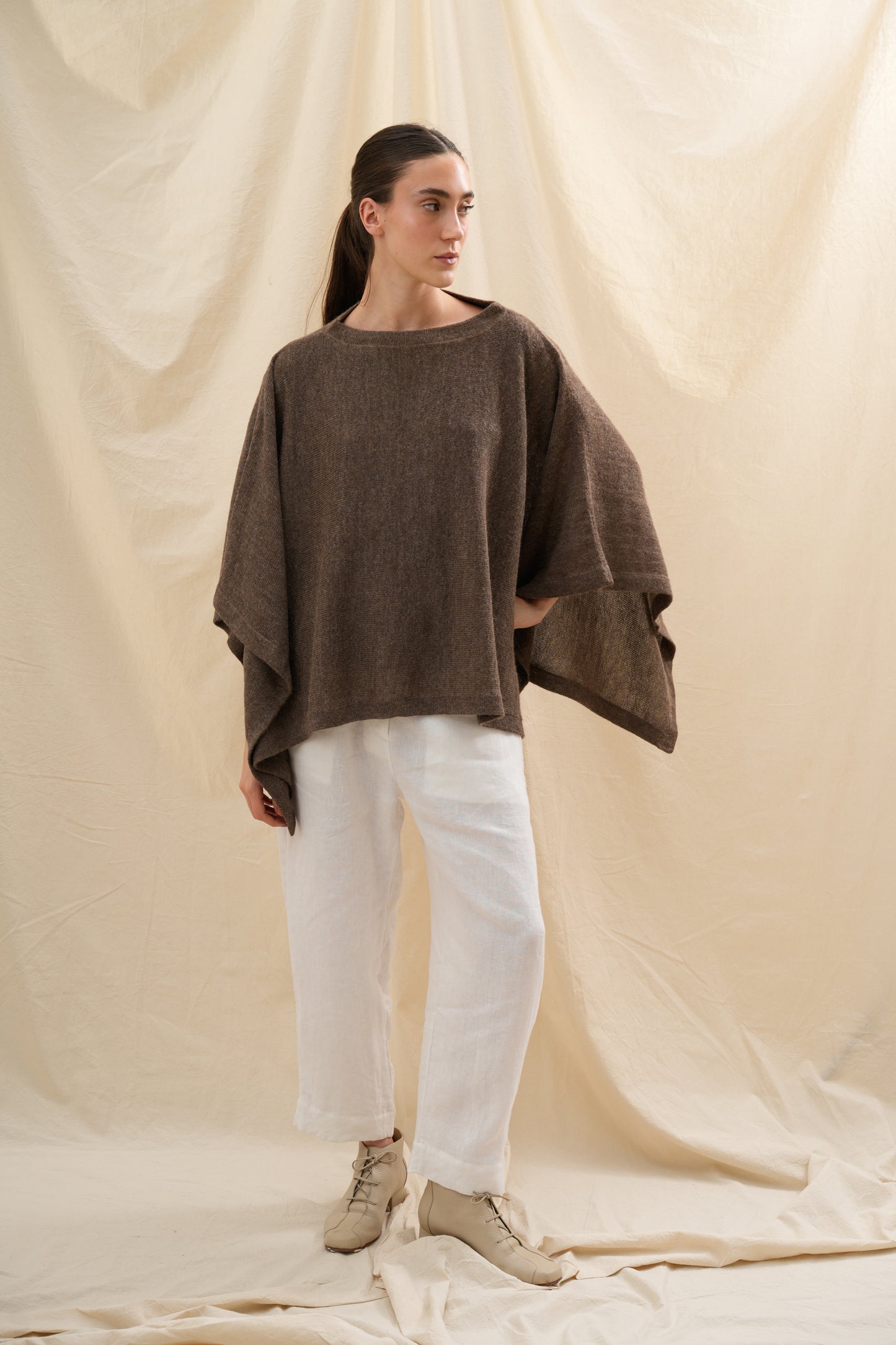 Poncho Fuerte| 100% Baby Alpaca