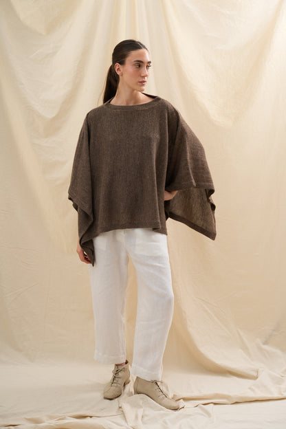 Poncho Fuerte| 100% Baby Alpaca