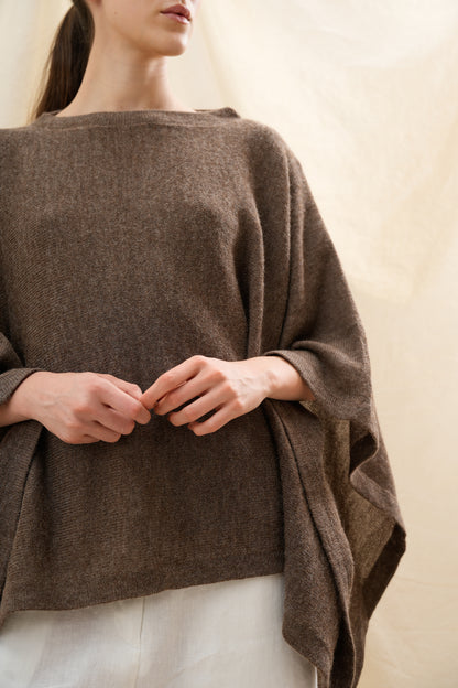 Poncho Fuerte| 100% Baby Alpaca