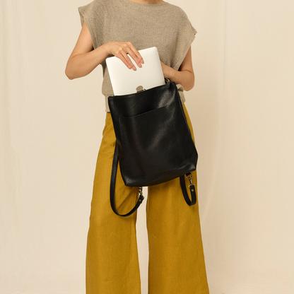 Mochila Ornella | 100% Cuero de curtido vegetal