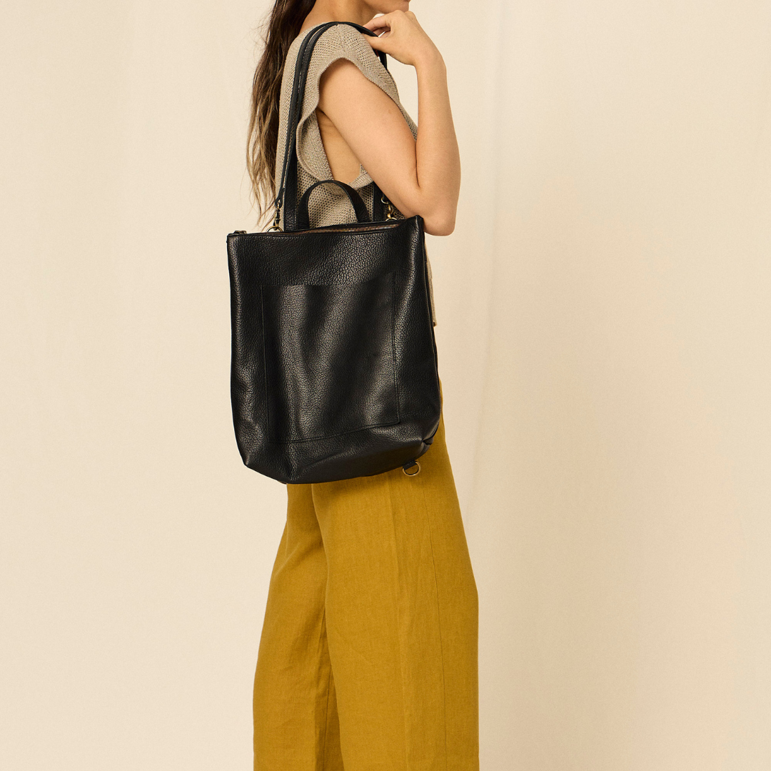 Mochila Ornella | 100% Cuero de curtido vegetal