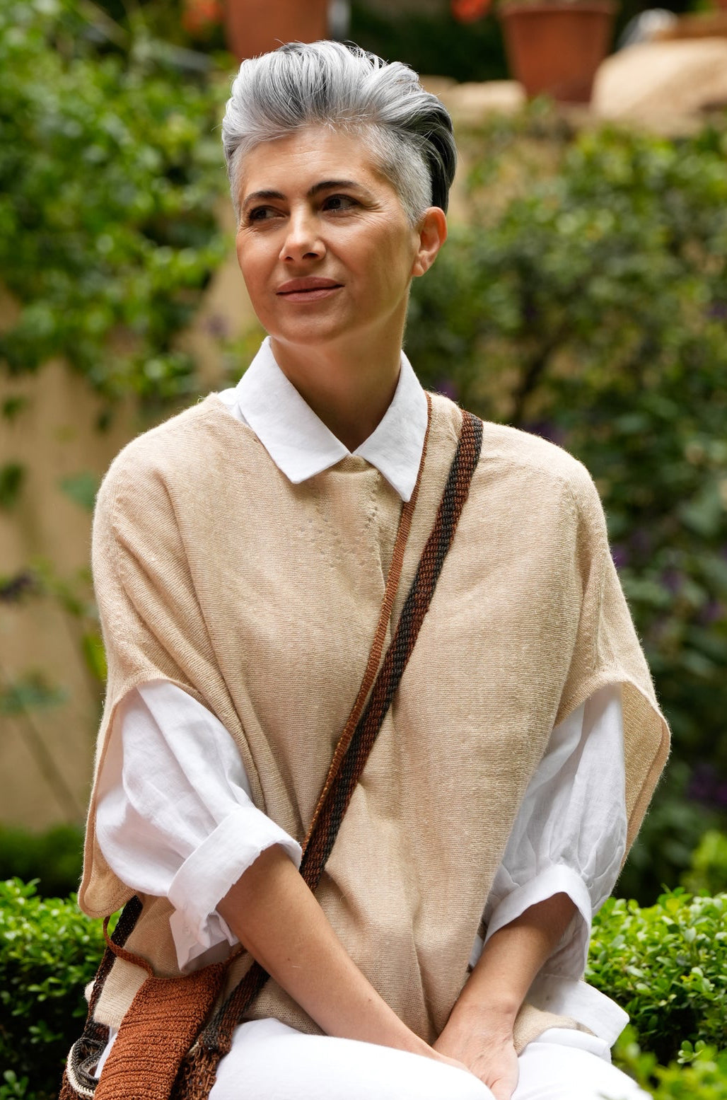 Sweater Fionalin | 70% Baby Alpaca, 30% Lino