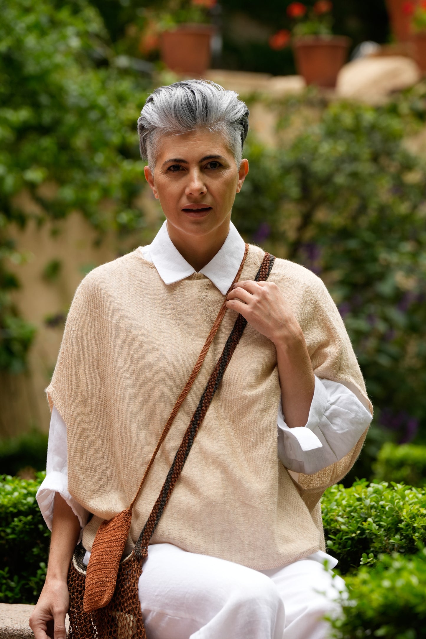 Sweater Fionalin | 70% Baby Alpaca, 30% Lino