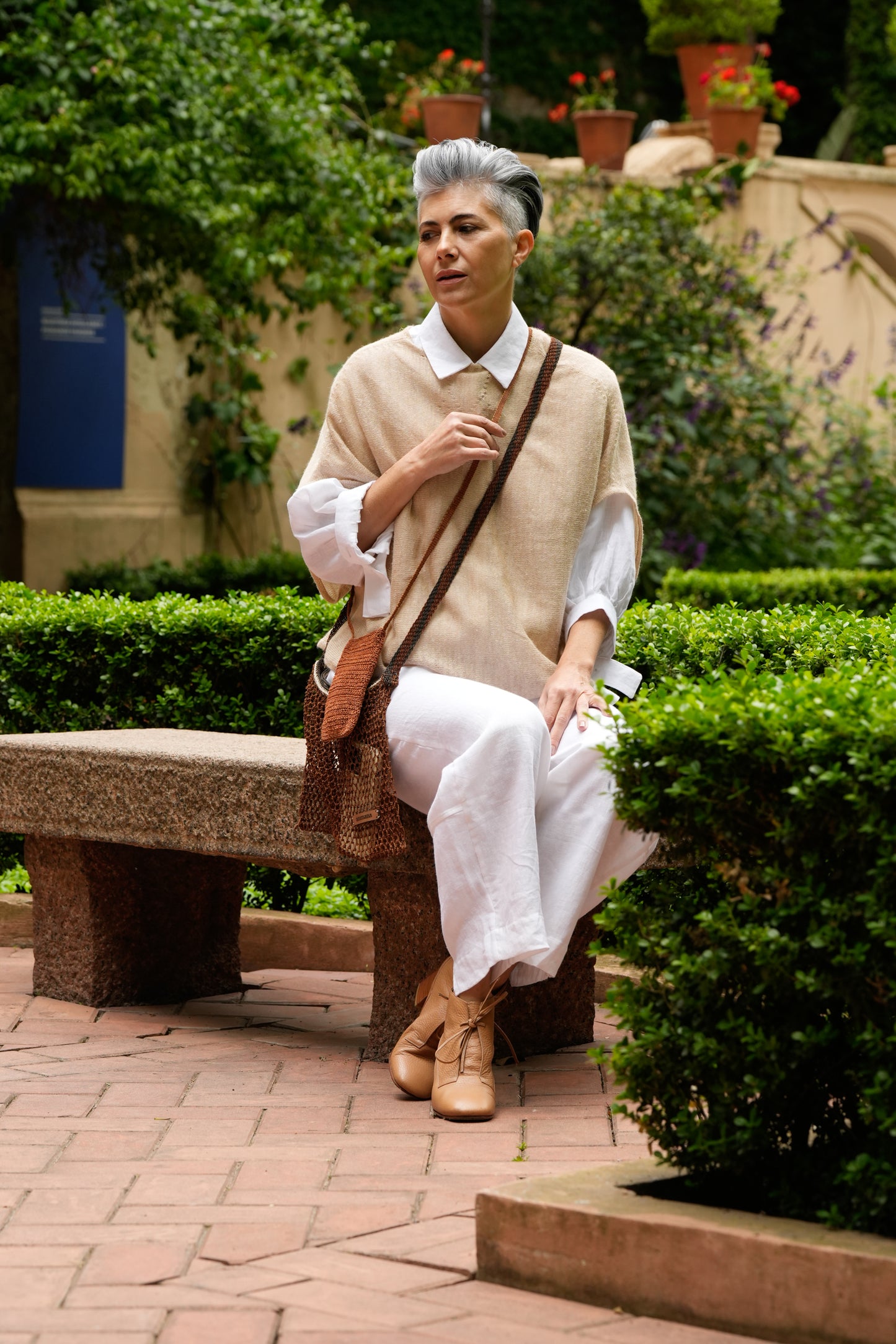 Sweater Fionalin | 70% Baby Alpaca, 30% Lino