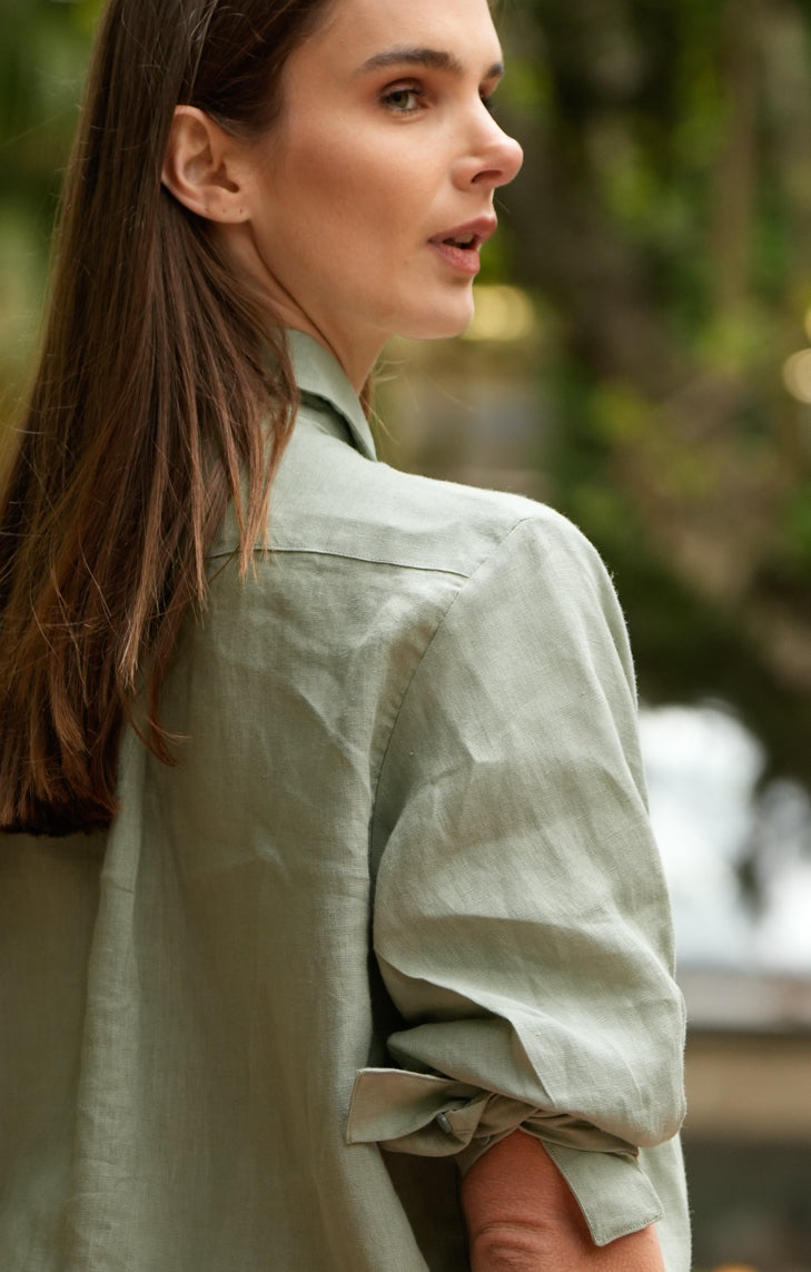 Camisa Jazmín | 100% Lino l YVOTY