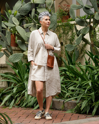 Vestido Camisero Lirio  | 100% Lino l YVOTY