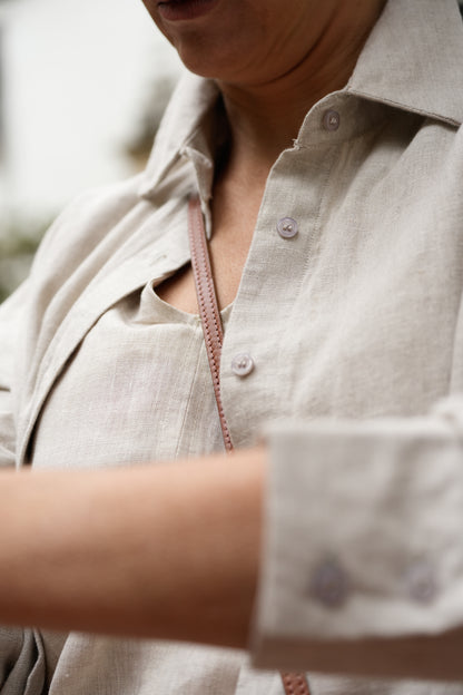 Vestido Camisero Lirio  | 100% Lino l YVOTY