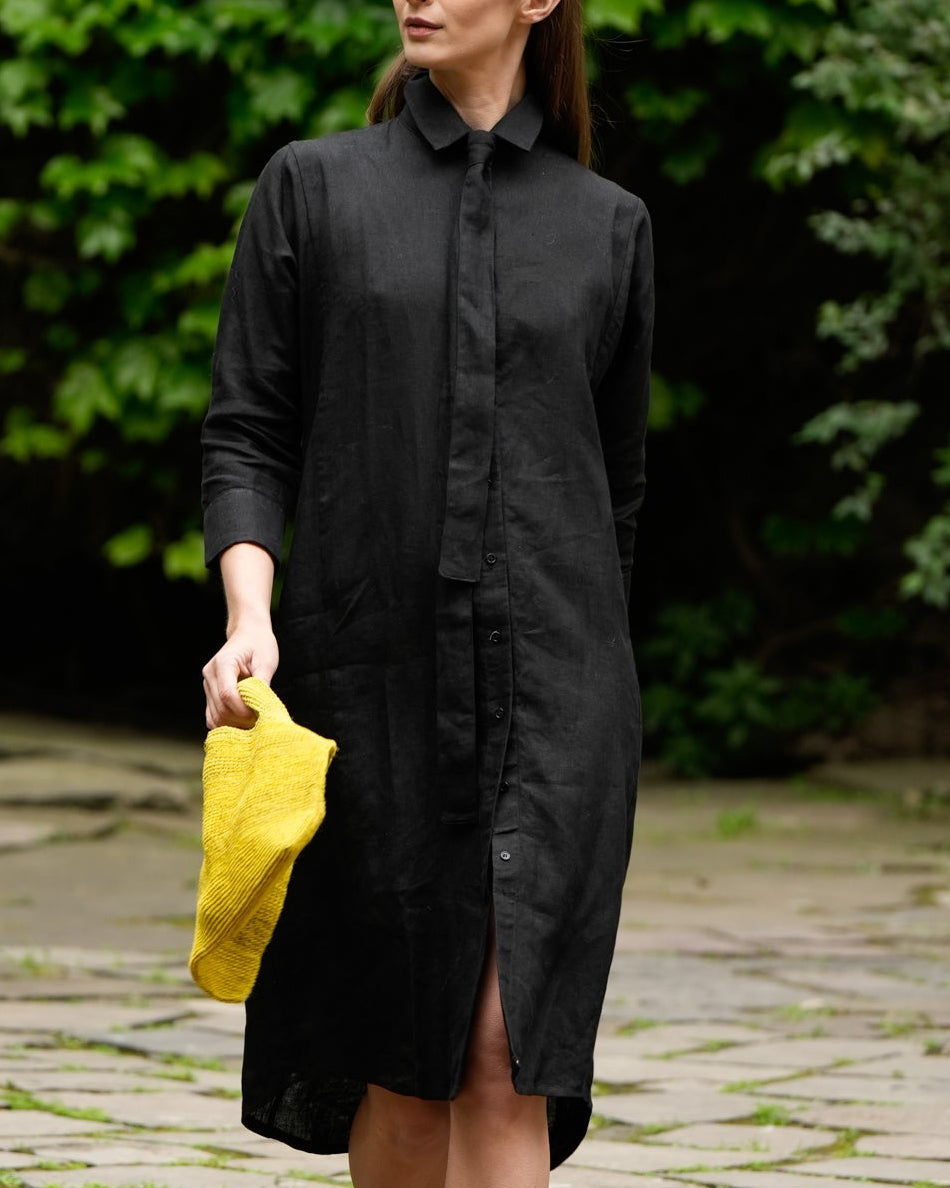 Vestido Camisero Lirio  | 100% Lino l YVOTY