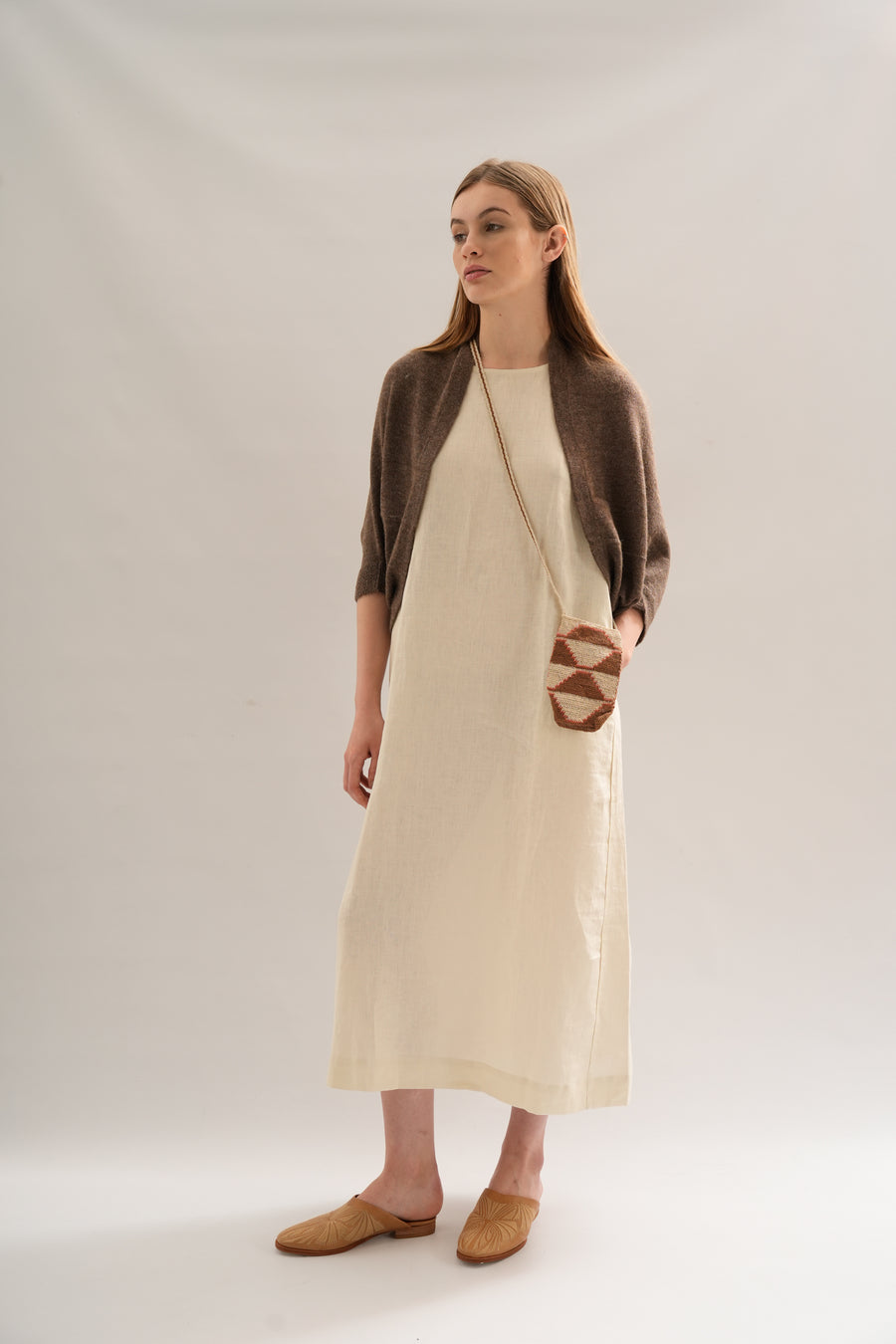 Cárdigan Fendra Taupe | 100% Baby Alpaca