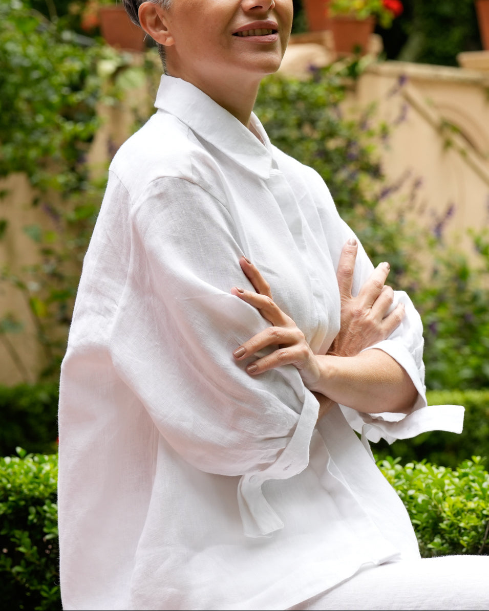 Camisa Jazmín | 100% Lino l YVOTY