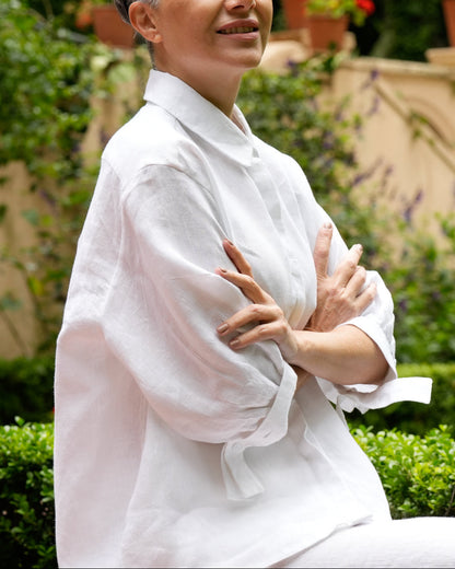 Camisa Jazmín | 100% Lino l YVOTY