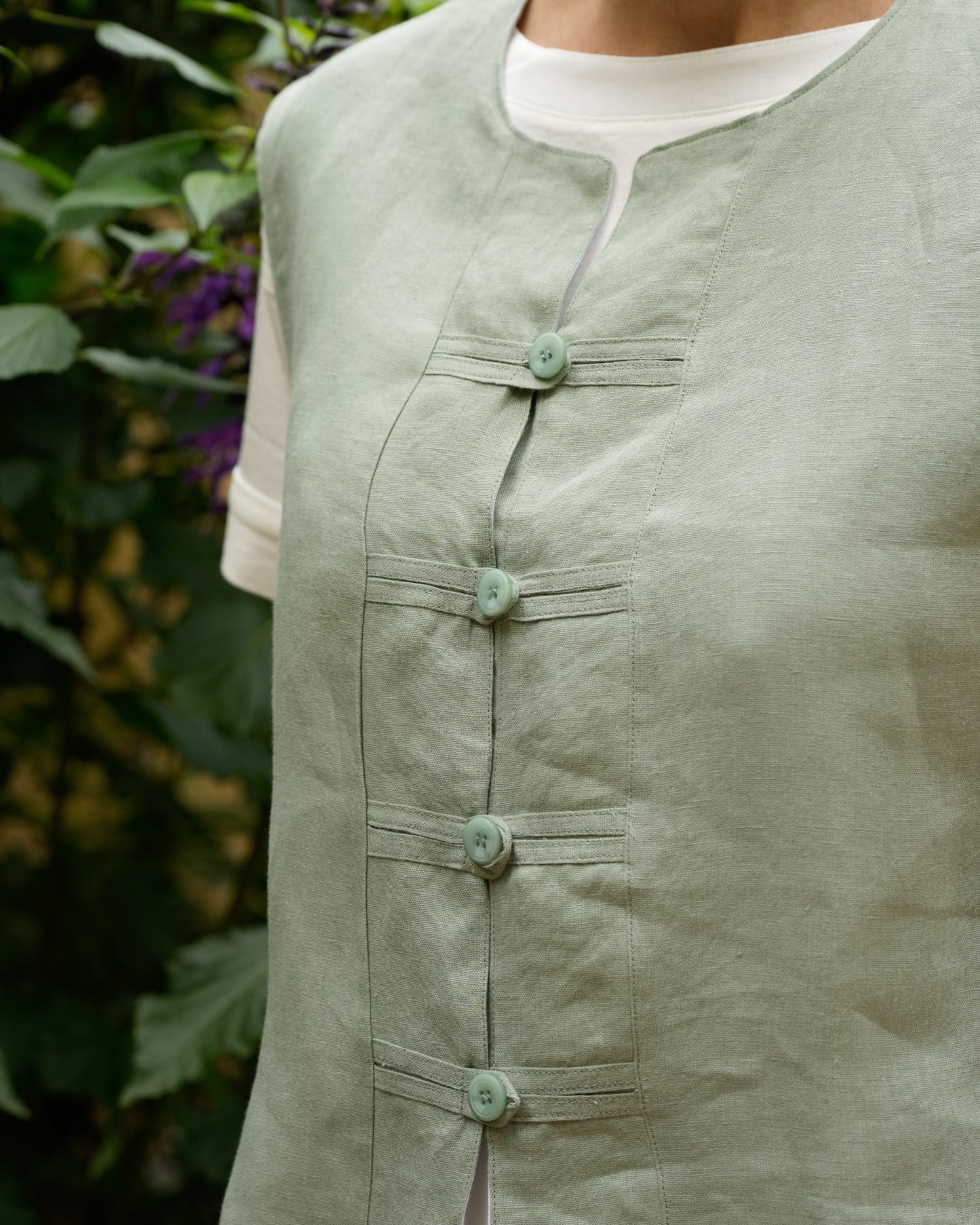 Chaleco Tulipán | 100% Lino l YVOTY