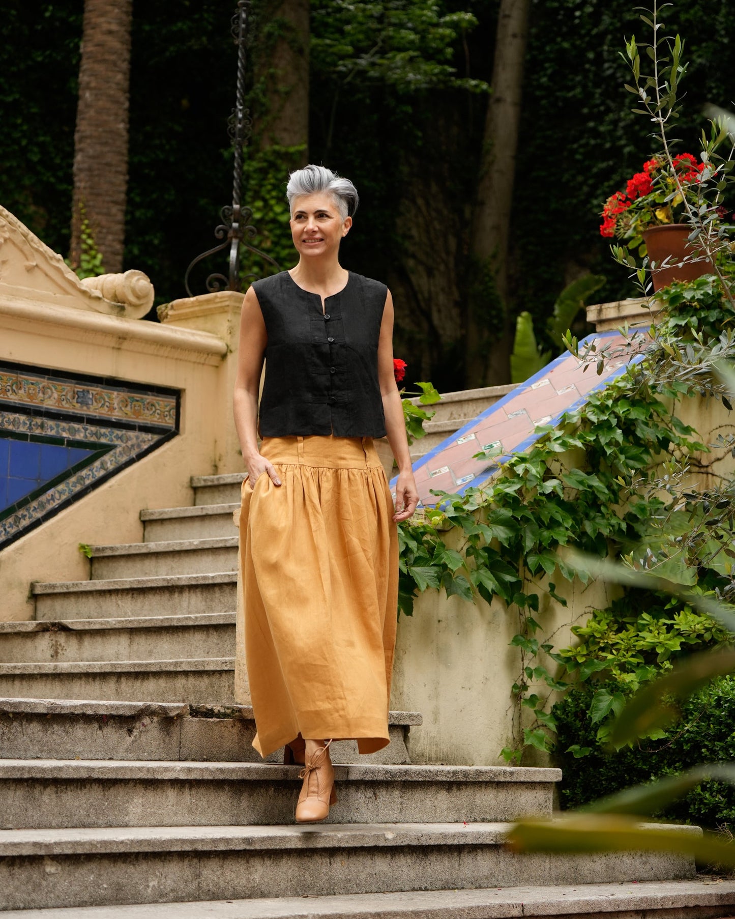 Falda Dalia | 100% Lino l YVOTY