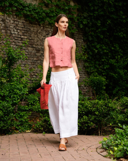 Chaleco Tulipán | 100% Lino l YVOTY