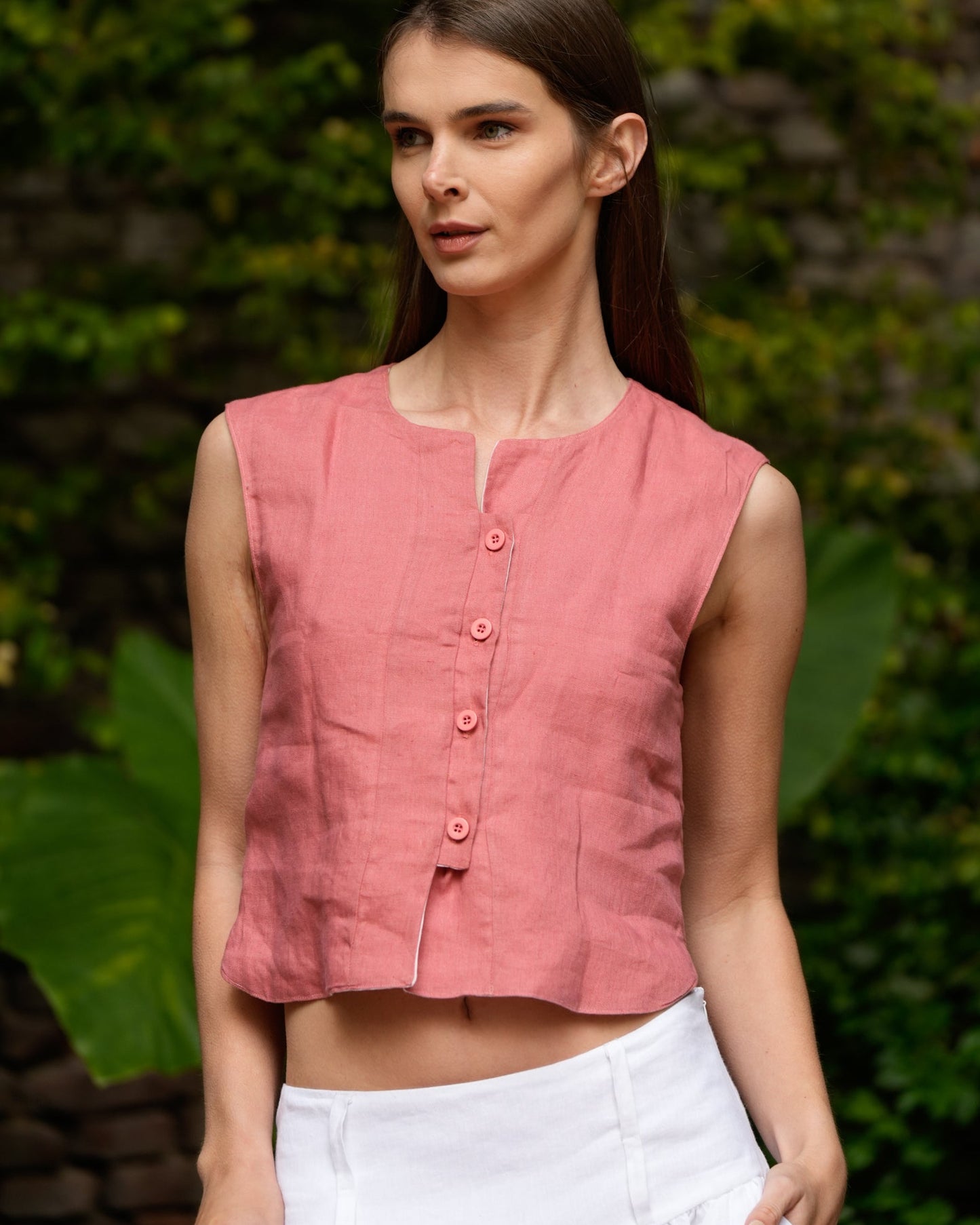 Chaleco Tulipán | 100% Lino l YVOTY