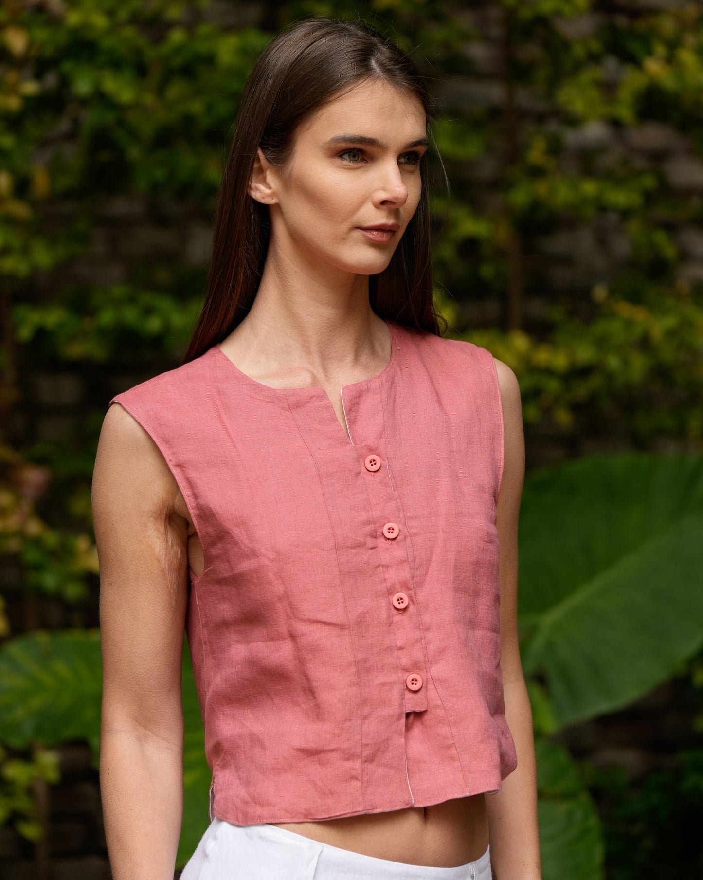 Chaleco Tulipán | 100% Lino l YVOTY