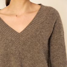 Augusta Sweater | Llama, Merino &amp; Cotton | Taupe