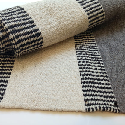 Mampa Rug | Sheep | Natural, Grey &amp; Black
