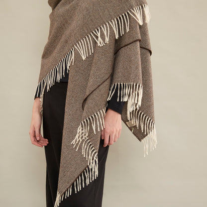 Dagne Travel Blanket | Baby Alpaca | Brown