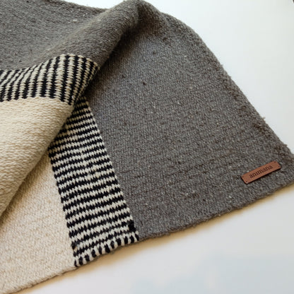 Mampa Rug | Sheep | Natural, Grey &amp; Black