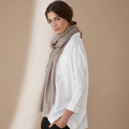 Chal Faustina | Baby Alpaca | Beige