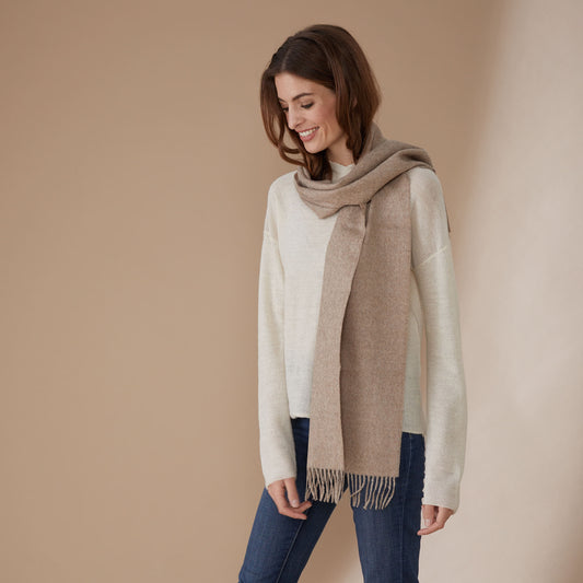 Bufanda Albert | Baby Alpaca | Beige