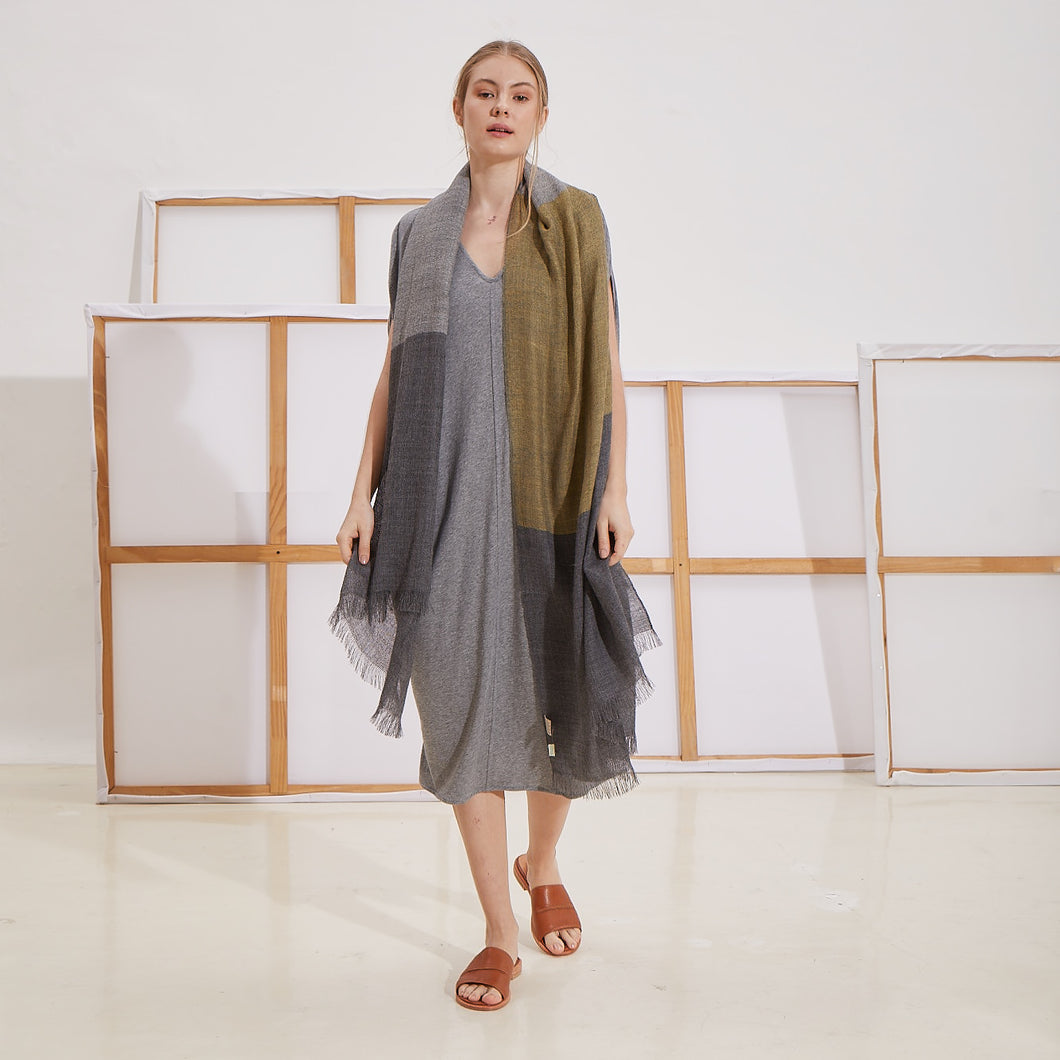 Vestido Dorotea | Algodón Orgánico | Gris
