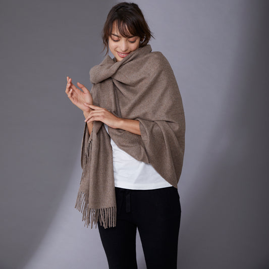 Dail Travel Blanket | Baby Alpaca | Beige