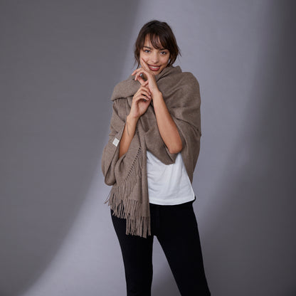 Dail Travel Blanket | Baby Alpaca | Beige