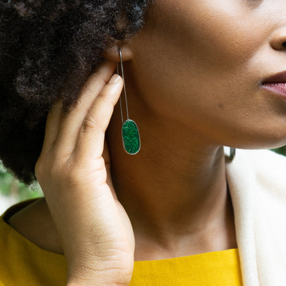 Aros Dominique | Cobre/Alpaca y Piedras Naturales | Varios Colores